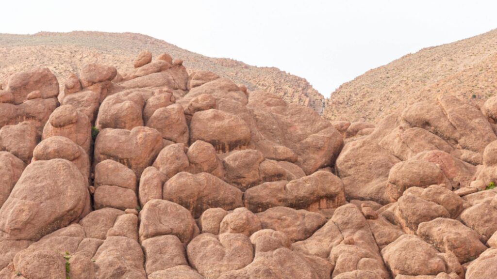 Gargantas del Valle de Dades y paisajes montañosos de Marruecos