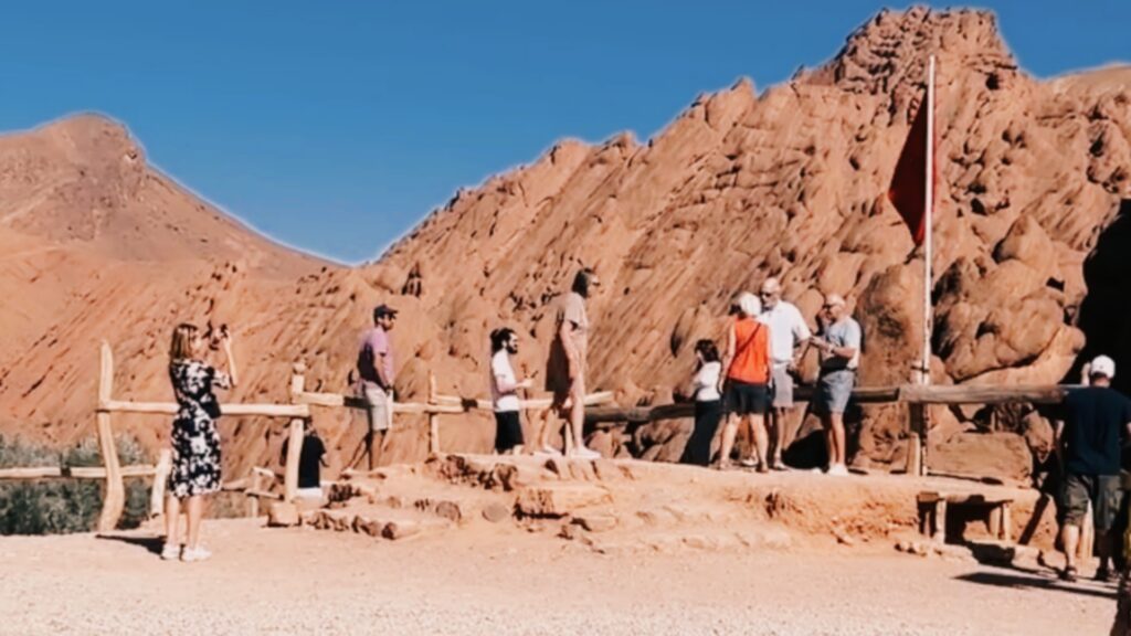 Gargantas y montañas del Valle de Dades en Marruecos
