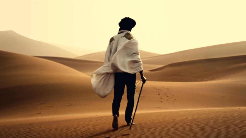 Paisaje infinito de dunas en el desierto de Marruecos
